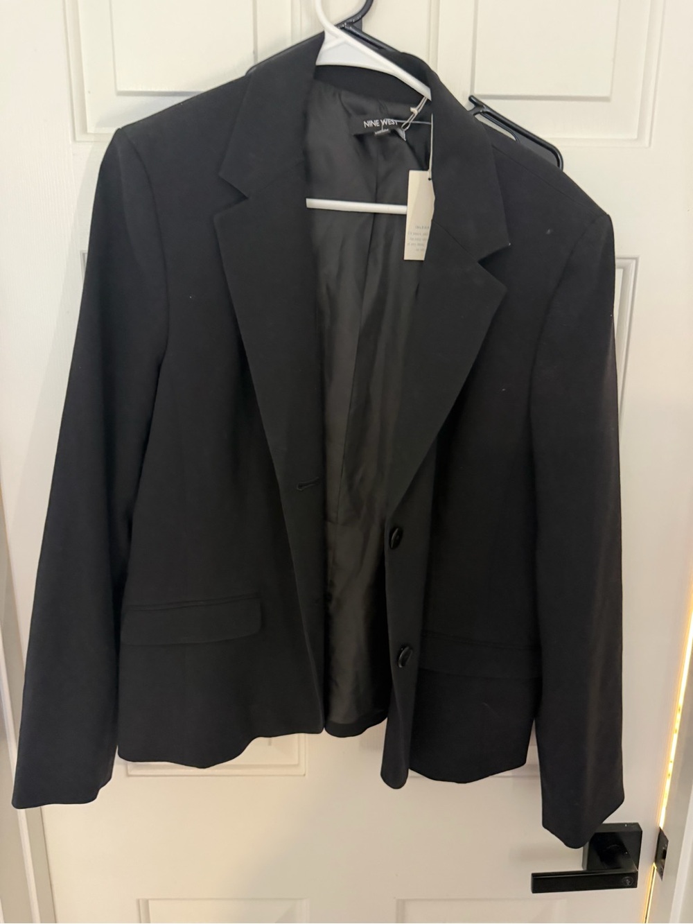 Nine West Black Women's Blazer Suit Jacket